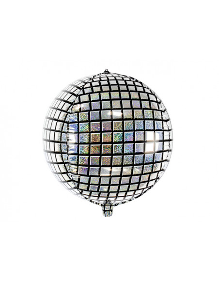 2 Ballon Aluminium Boule Disco 40cm