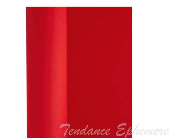 Nappe Papier Intisse Rouge 50m