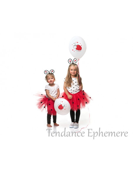 1 Ballon Anniversaire Coccinelle 30cm