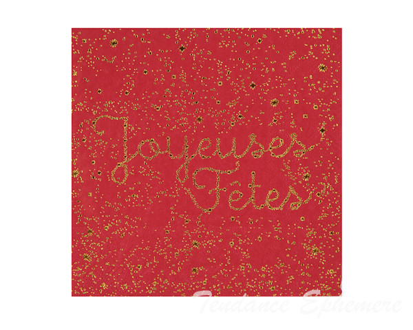 Serviette Papier Voie Lactee Rouge