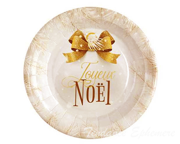 Assiette Boule de Noel 23cm