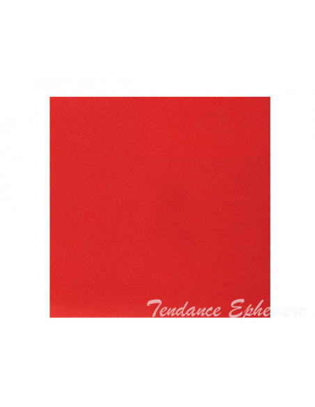 serviette imitation tissu rouge