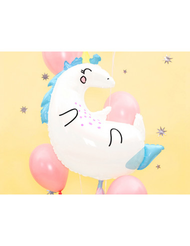 1 Ballon Aluminium Licorne 75cm