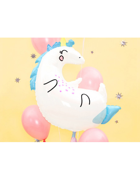 1 Ballon Aluminium Licorne 75cm