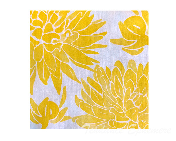 Serviette Intissee Dahlia Jaune