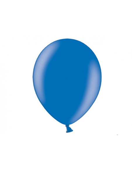 1 100 Ballons Métalliques Bleu Roi 27cm