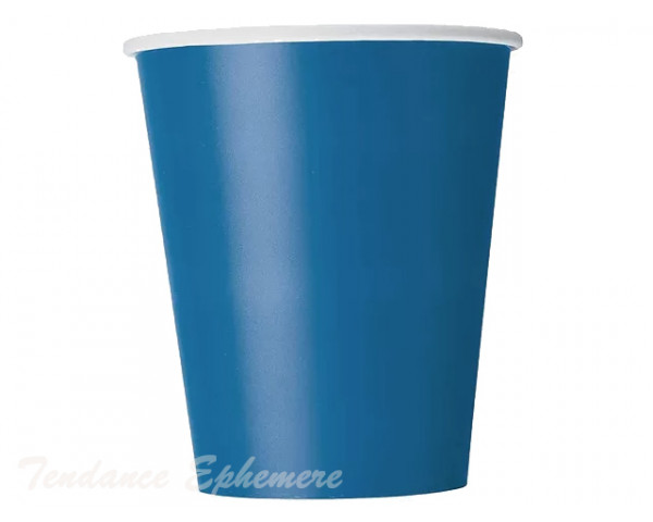 Gobelet Carton Bleu Marine 20cl - 25