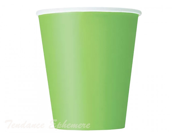 Gobelet Carton Vert d'Eau 20cl - 25