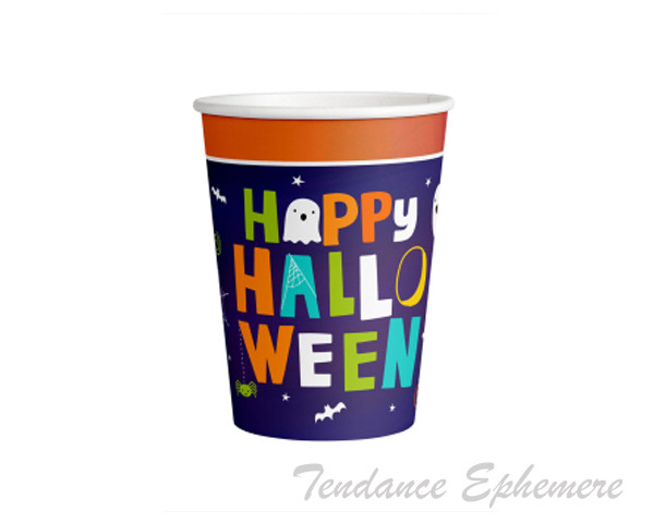 Gobelet Carton Hallo-Ween Friends 25cl