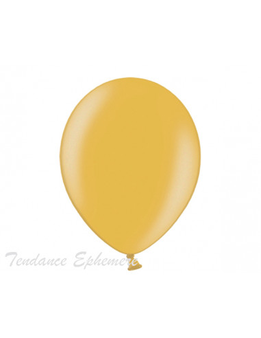 1 50 Ballons Métalliques Or 27cm