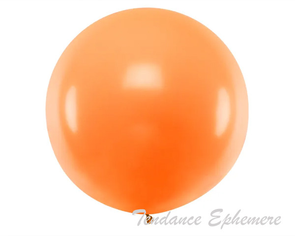 Gros Ballon Rond Orange 60cm