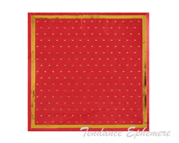 Serviette Papier PP Rouge