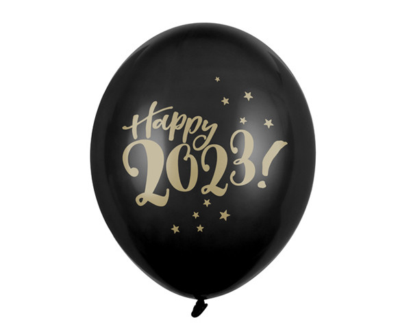 6 Ballons HNY Mixe 30cm
