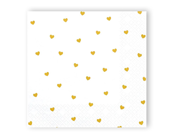 Serviette Papier Blanc Curs Or