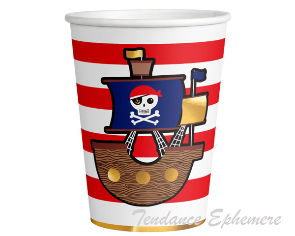 Gobelet Carton Pirates Trésor