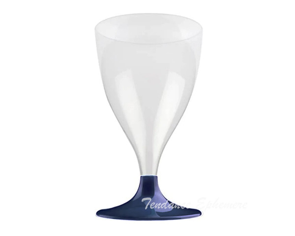 Verre a Vin Pied Bleu Marine 20cl