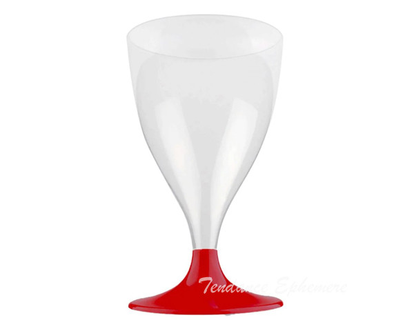 Verre a Vin Pied Rouge 20cl