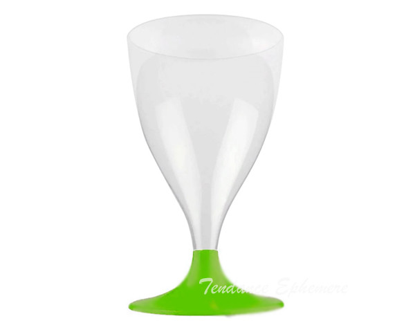 Verre a Vin Pied Vert Anis 20cl