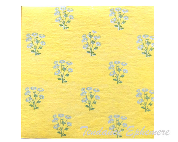 Serviette Intissee Prairie Jaune