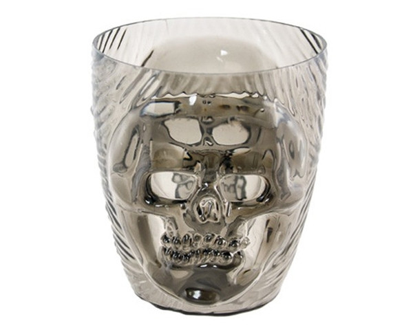 Verre Skull Translucide Noir Plastique