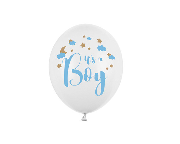 6 Ballons Latex C'est Un Garcon