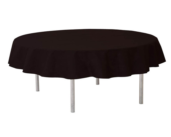 Nappe Papier Ronde Intissee Noire Eco 240cm