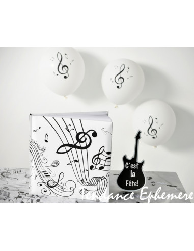 1 8 Ballons Musique 28cm