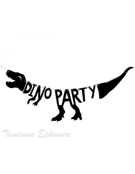 3 Bannière Dinosaure Dino Party 90cm