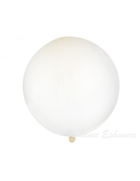 2 Gros Ballon Rond Transparent 75cm